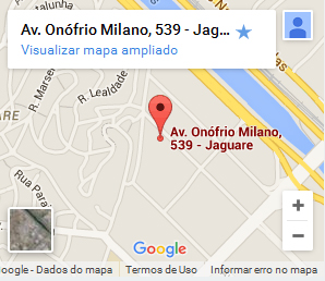 Mapa de localização da Stern Kia Jaguaré